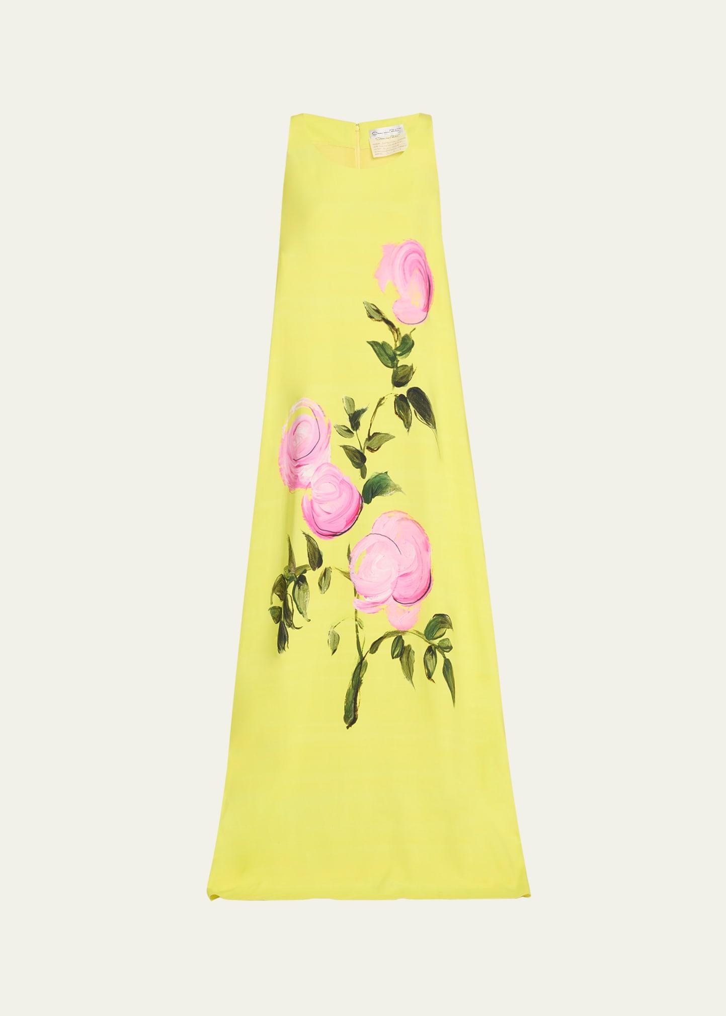 painted rose gown