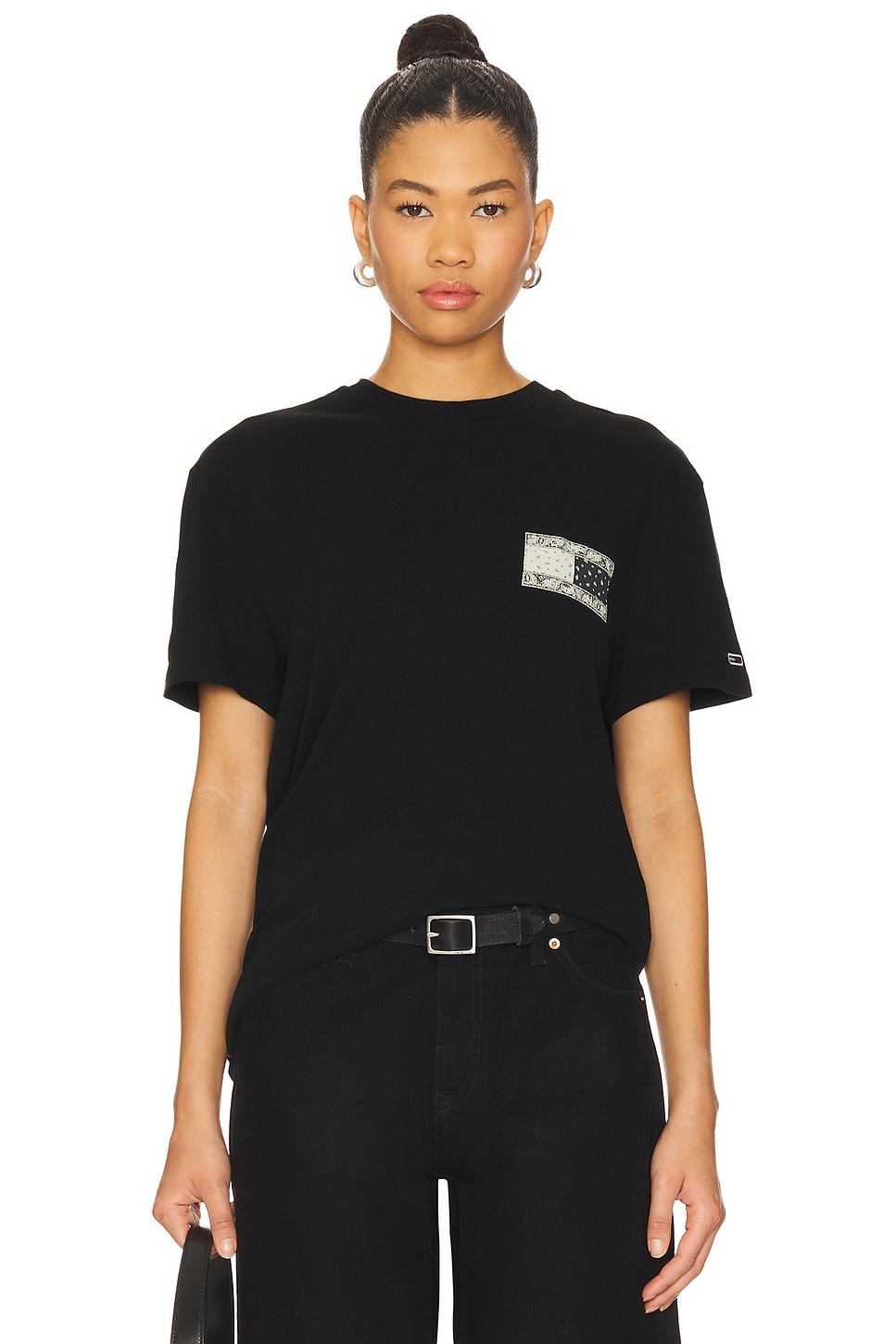 paisley flag tee