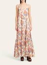 paisley-print sleeveless maxi dress