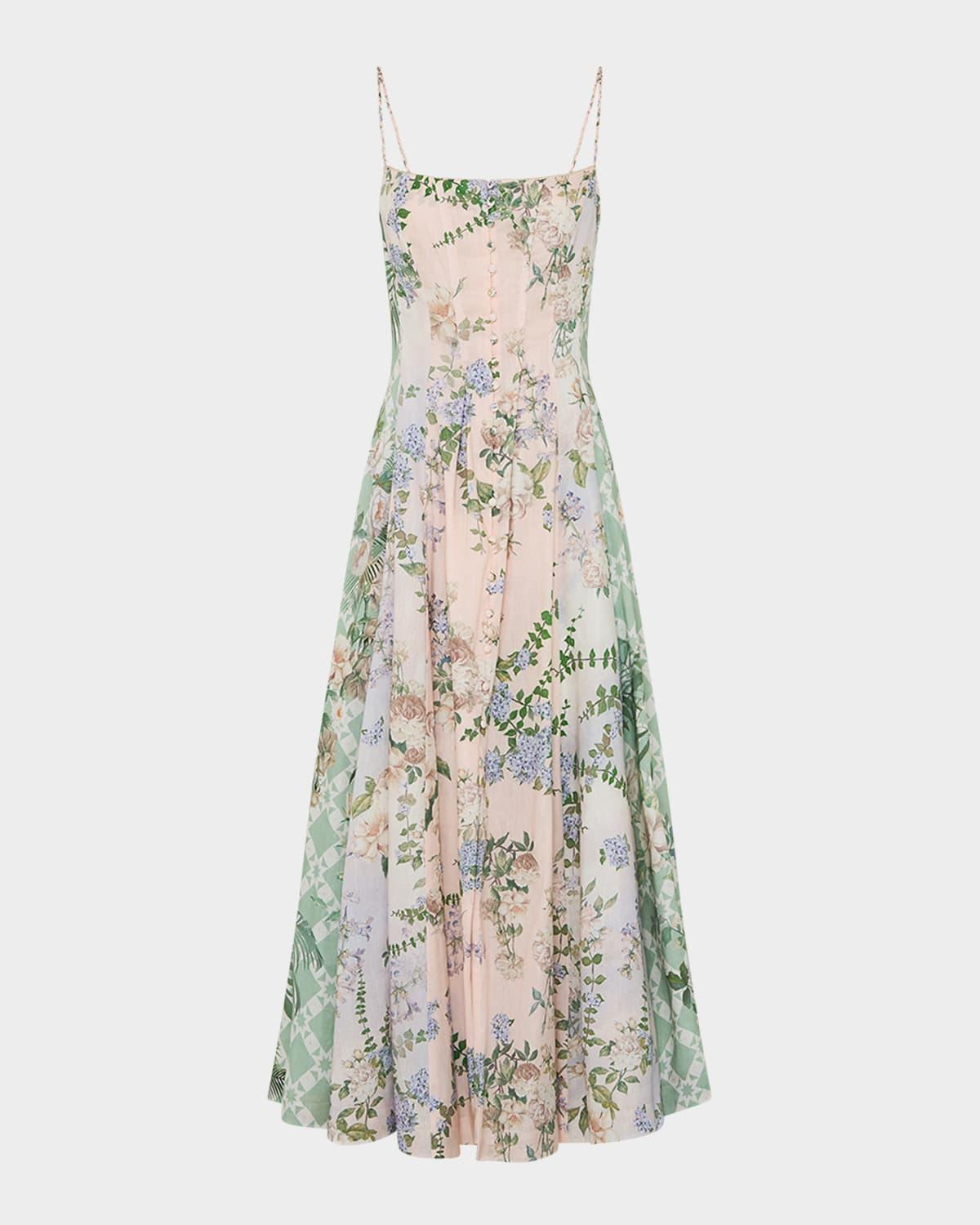 palacio playground corset maxi dress