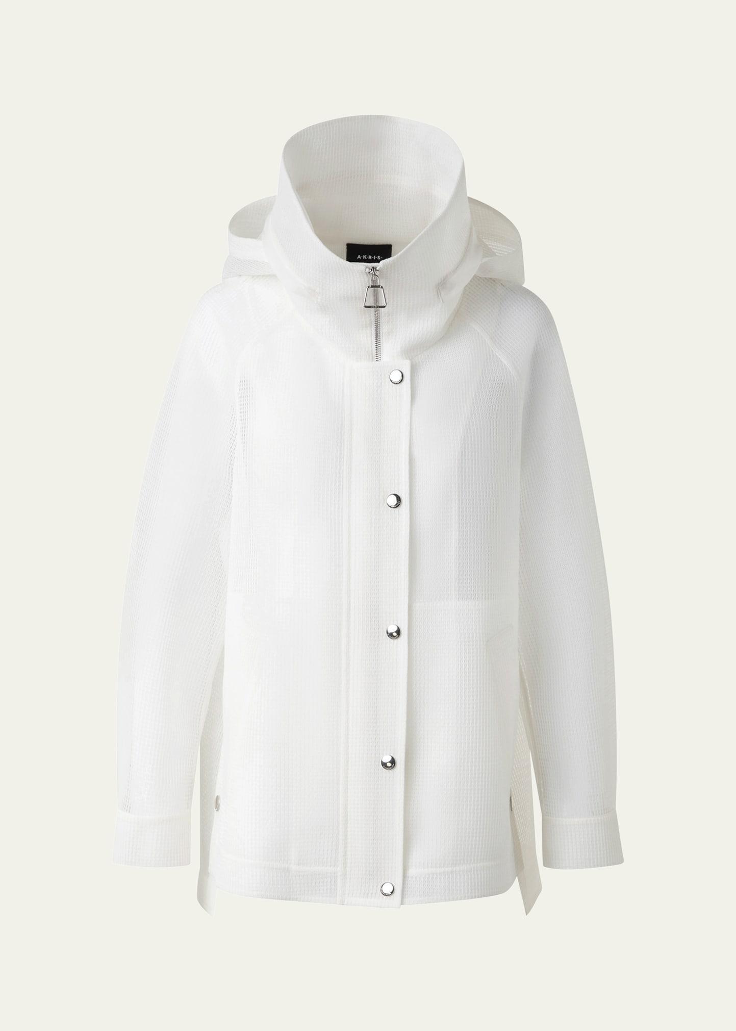 palina double layer techno grid parka