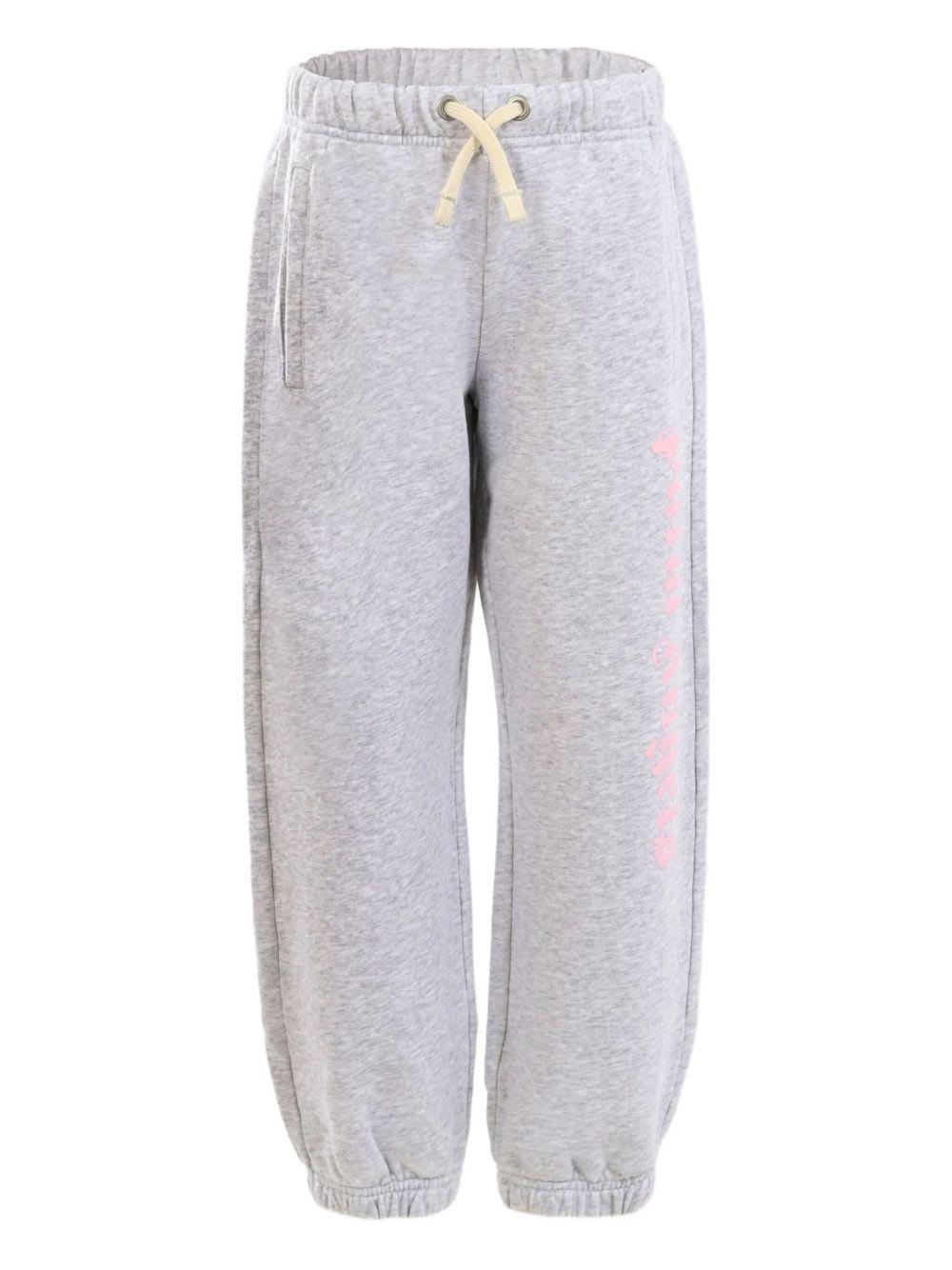 palm angels kids sweatpants with logo