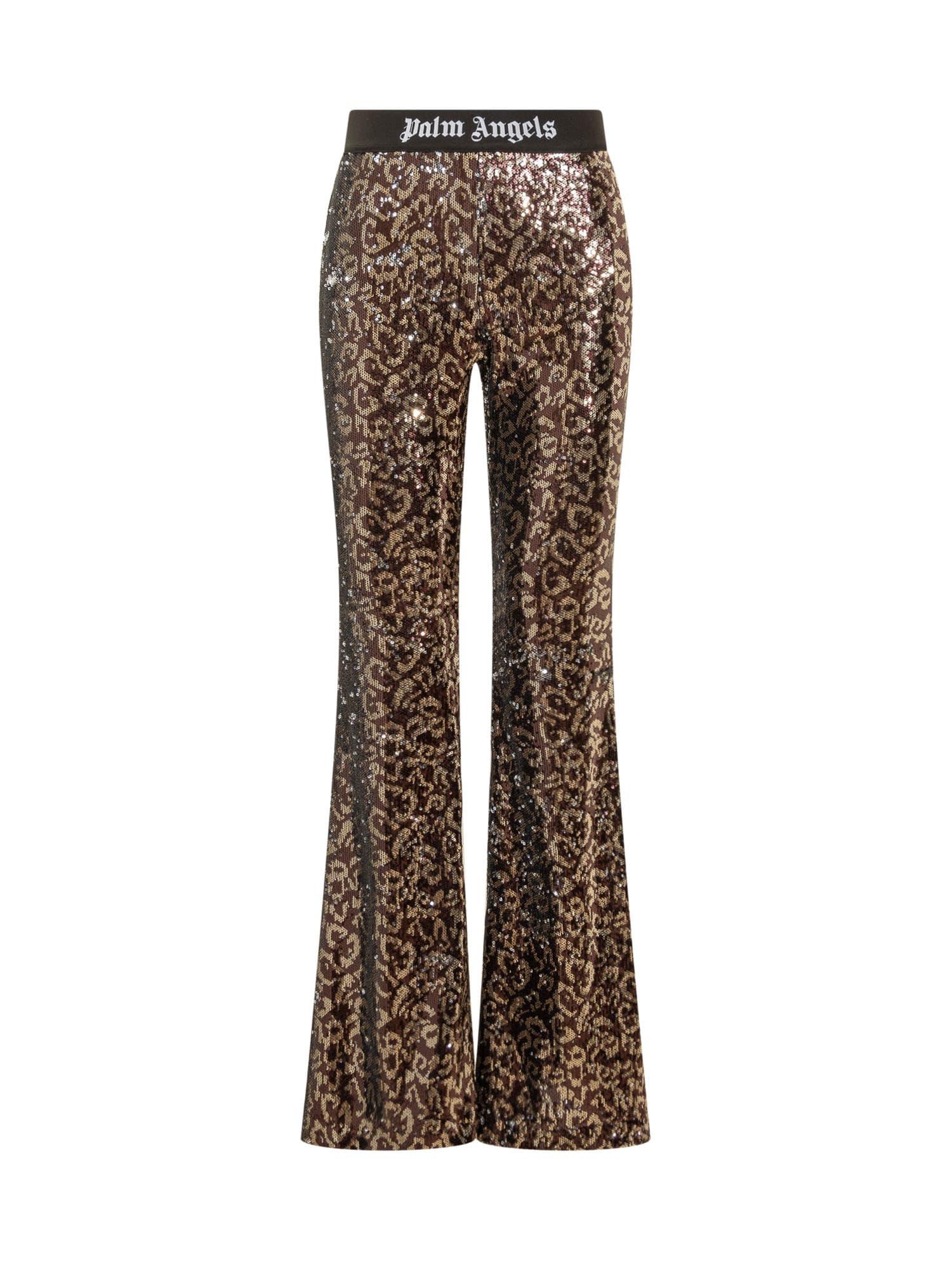 palm angels multicolor sequins pant