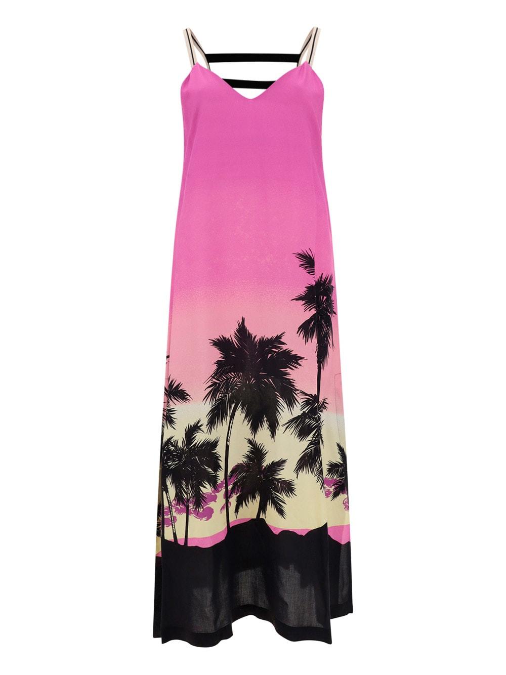 palm angels sunset dress