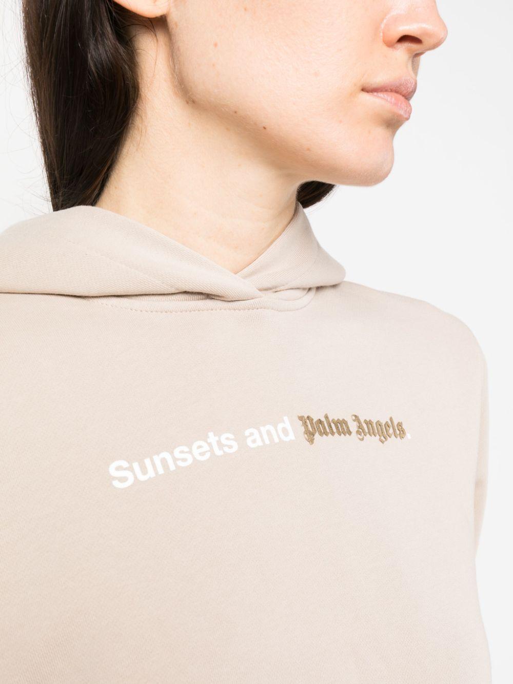 palm angels sweaters beige cotton - women