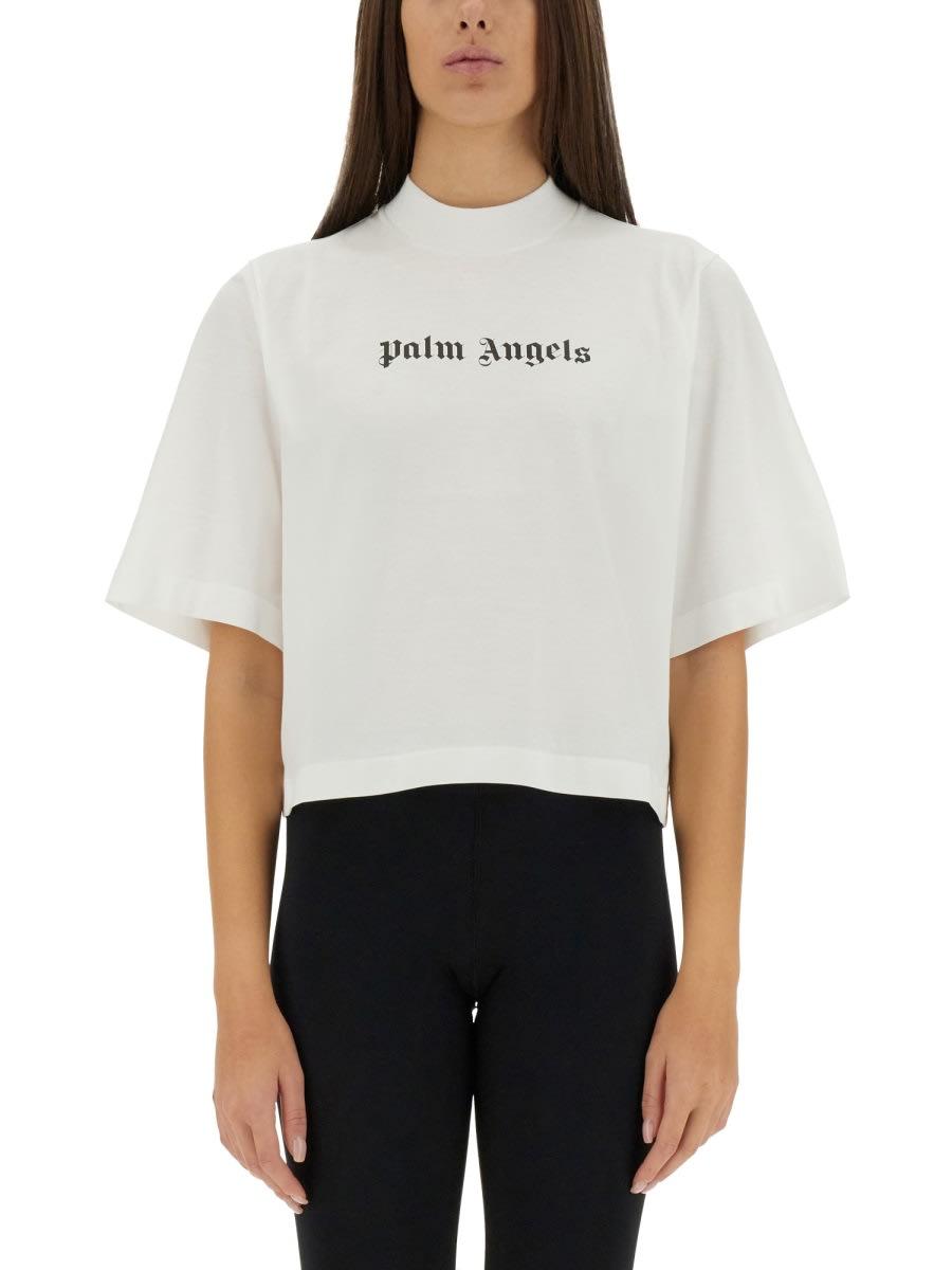 palm angels t-shirt with logo