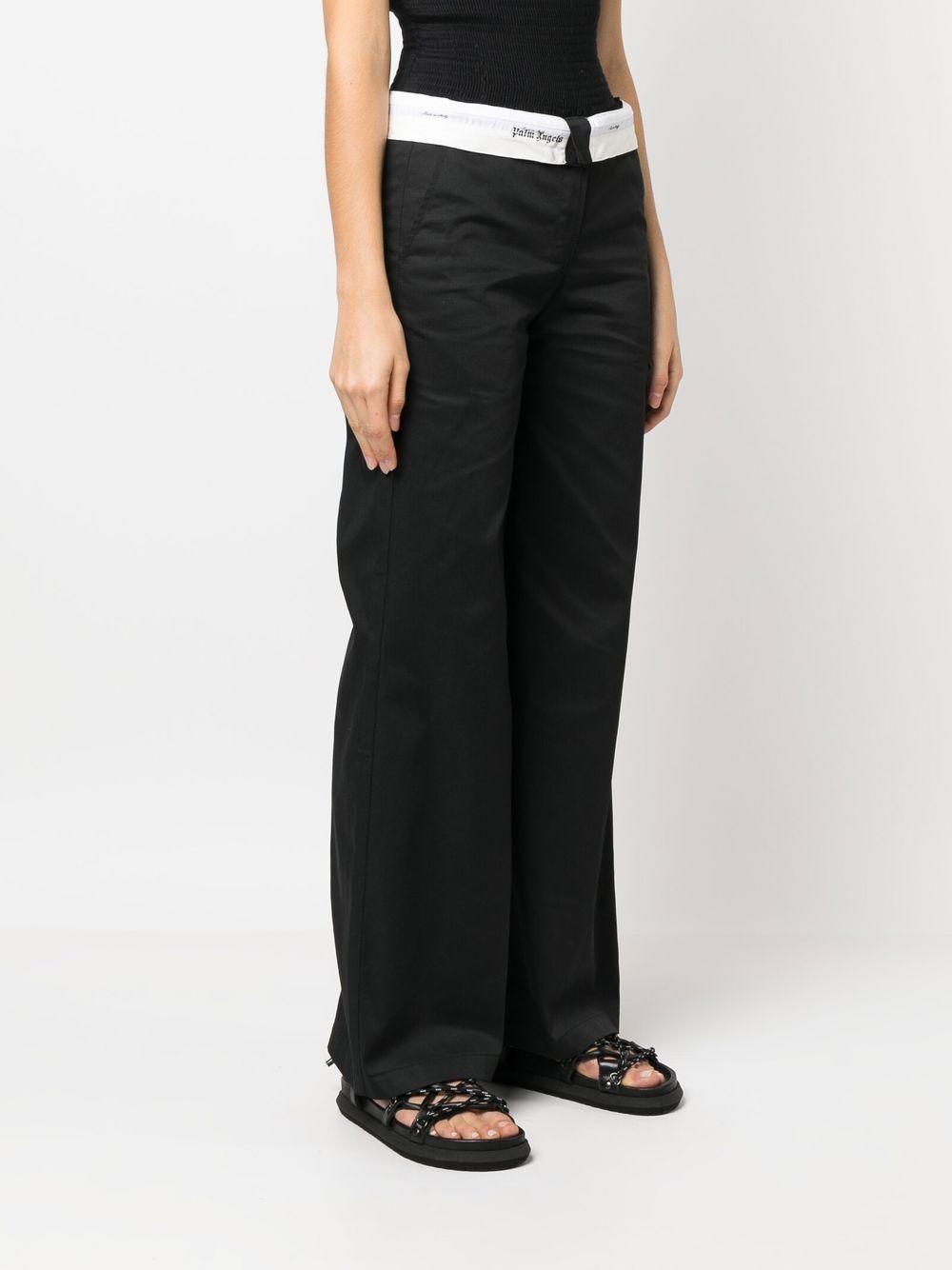 palm angels trousers black lining: polyester - women