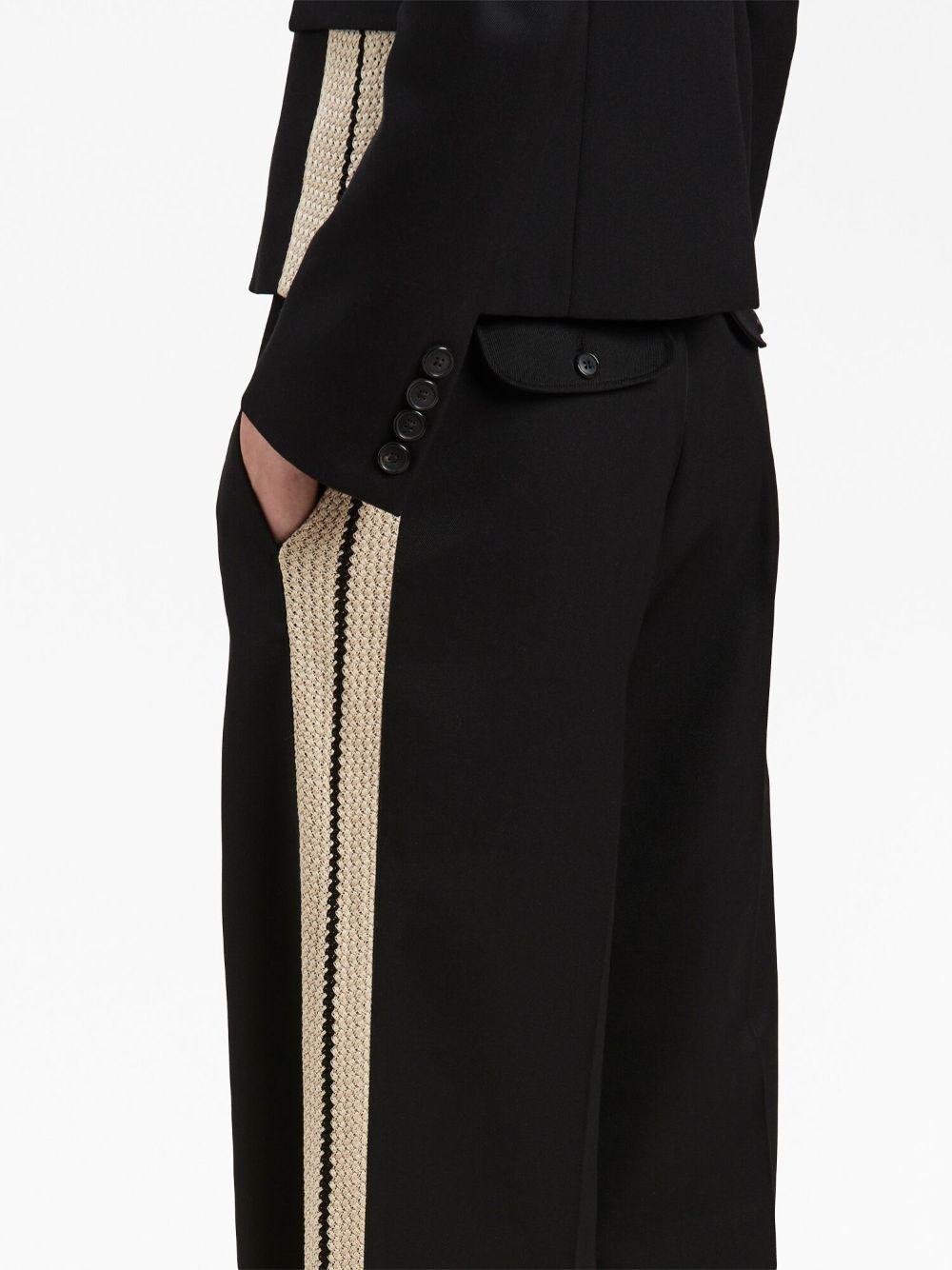 palm angels trousers black outer: polyester - women