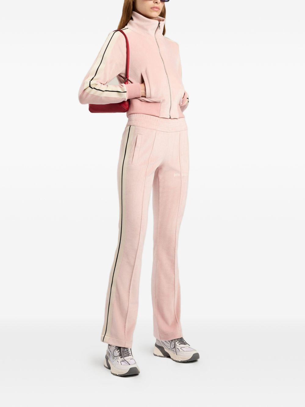 palm angels trousers pink fabric - women
