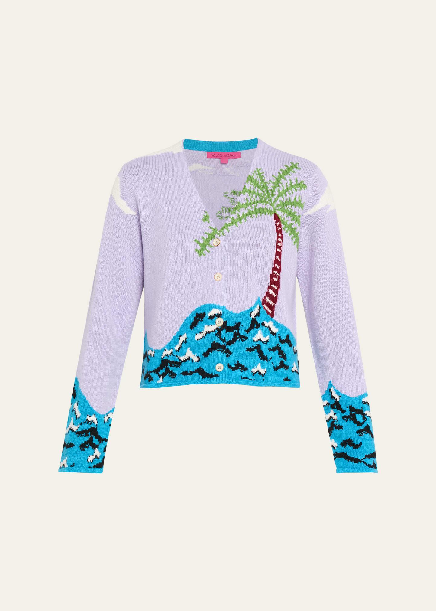 palm beach v-neck cardigan