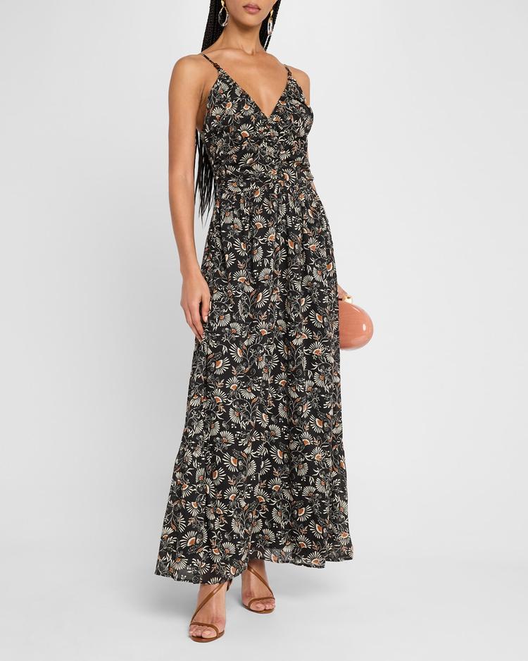 palm maxi dress