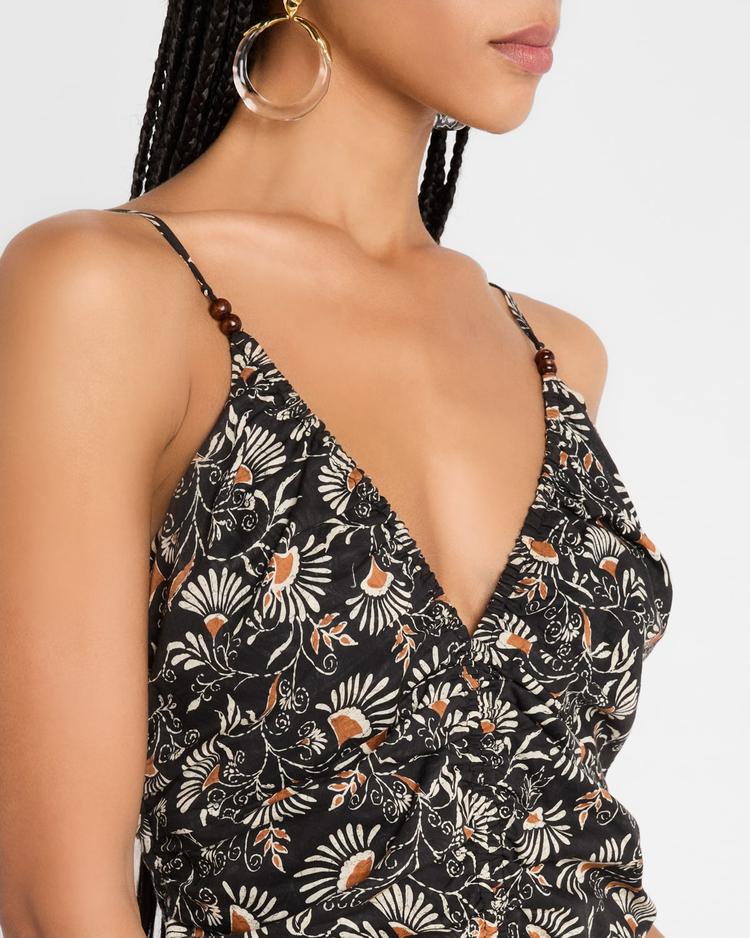 palm maxi dress