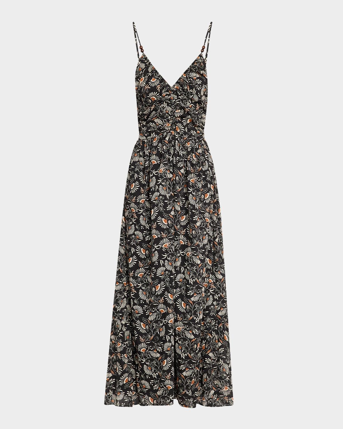 palm maxi dress
