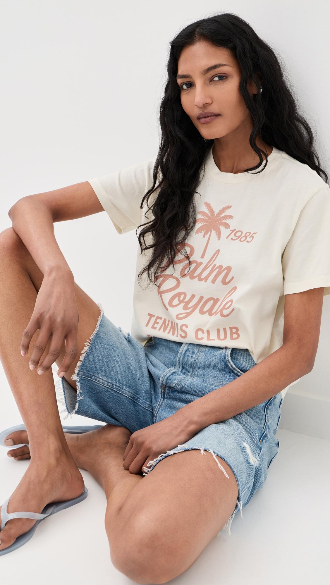 palm royale tennis everyday tee
