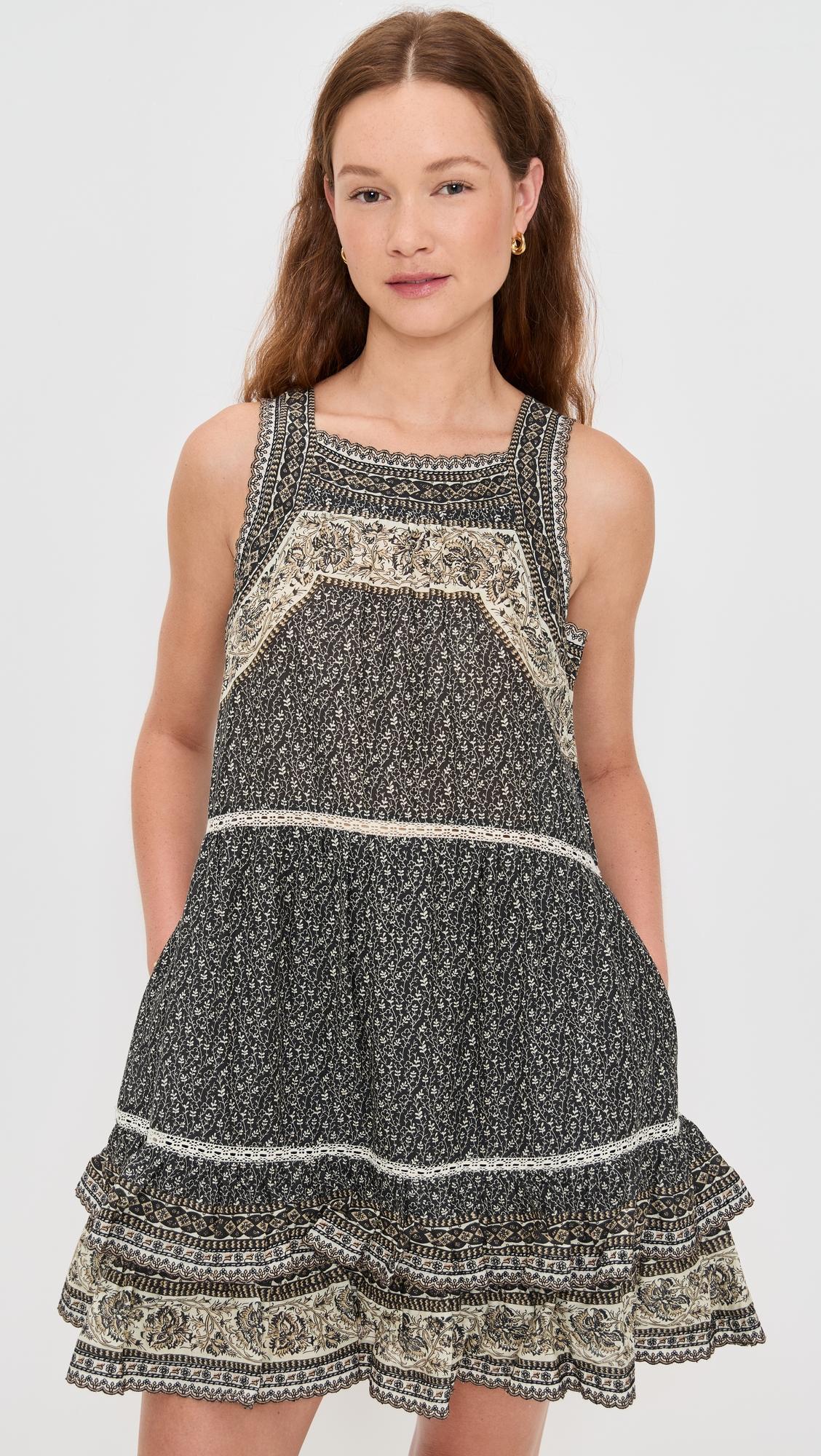 palma print tank tunic dress