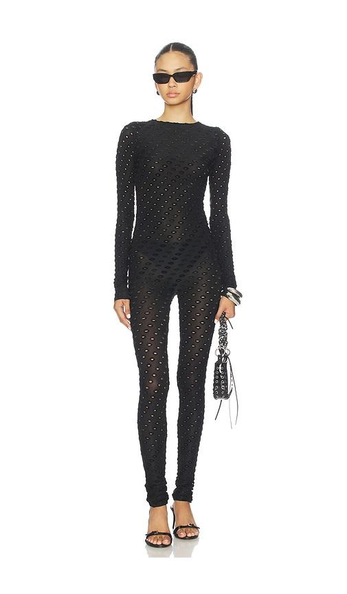 palmatic studio phoenix jumpsuit in black.