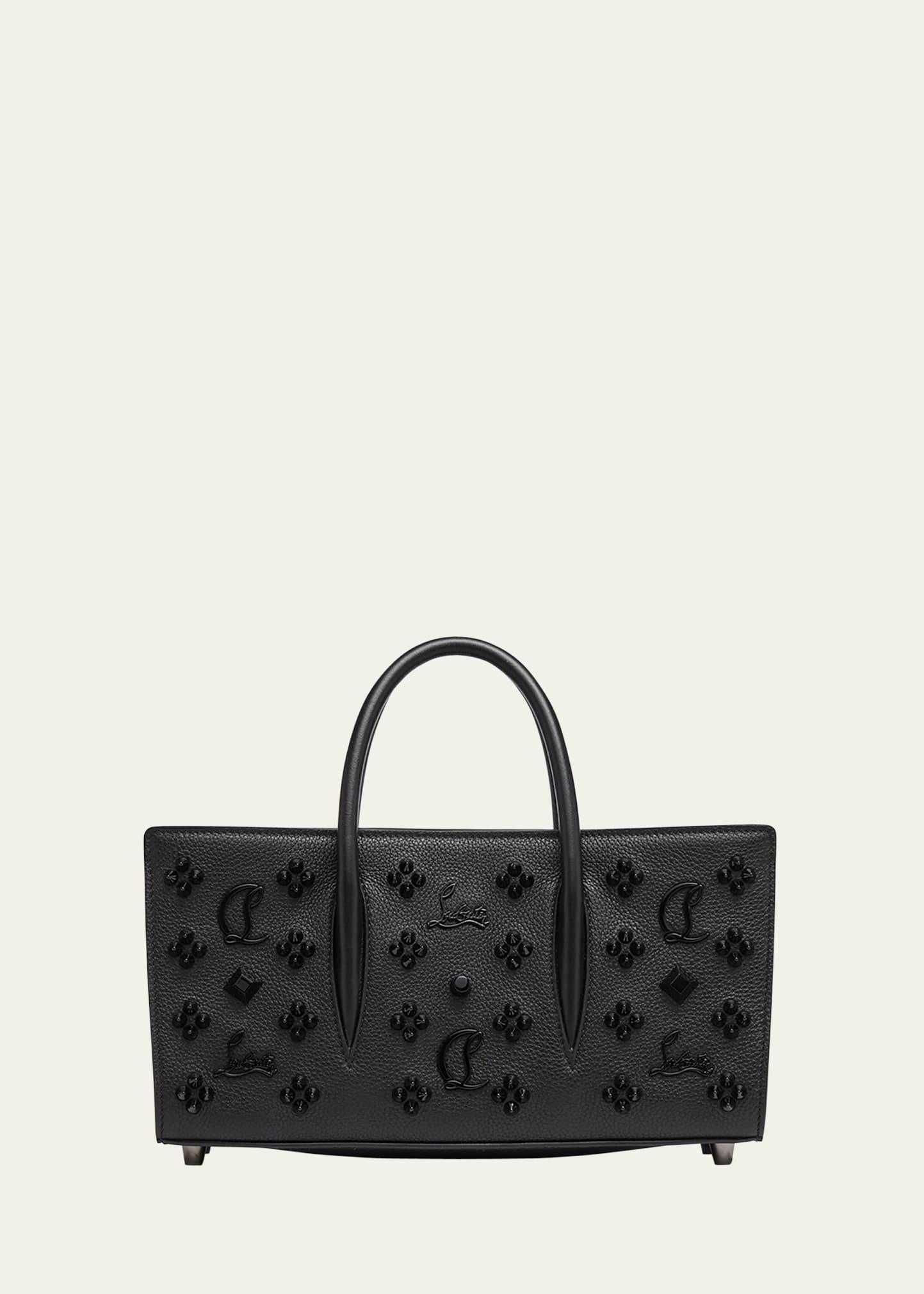 paloma baguette in leather with loubinthesky spikes