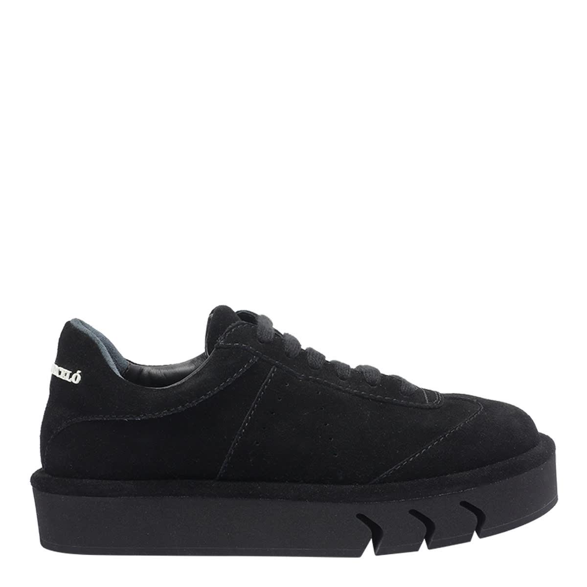 paloma barceló aine suede sneakers