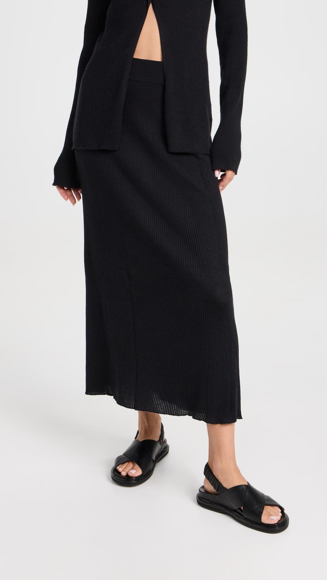 panasie cashmere skirt