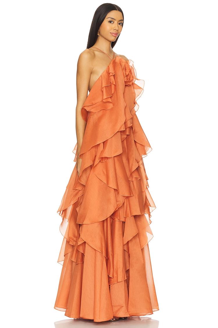 pandorea layered maxi dress