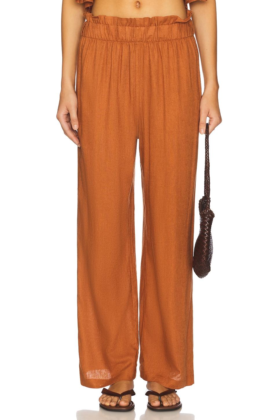paperbag linen pant