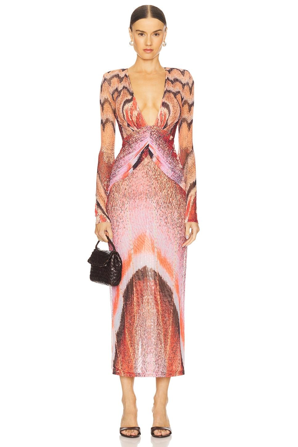 papillon maxi dress