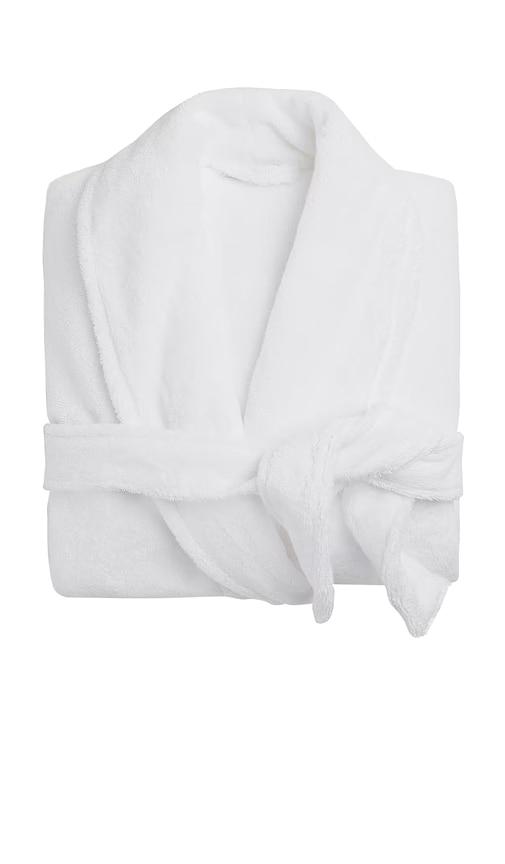 parachute classic turkish cotton robe in white.
