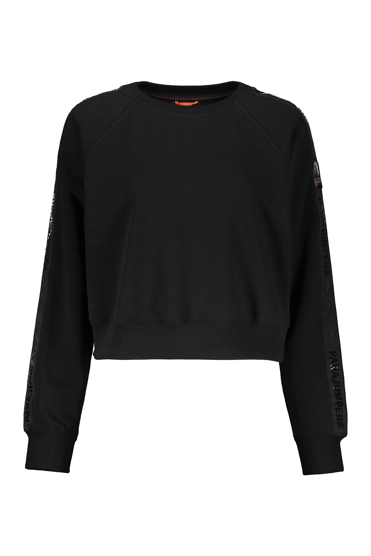 parajumpers elegant cropped sweater in soft material