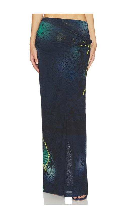 paris georgia croissant skirt in navy,green.