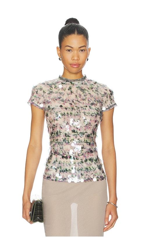 paris georgia mermaid tee in pink,green.