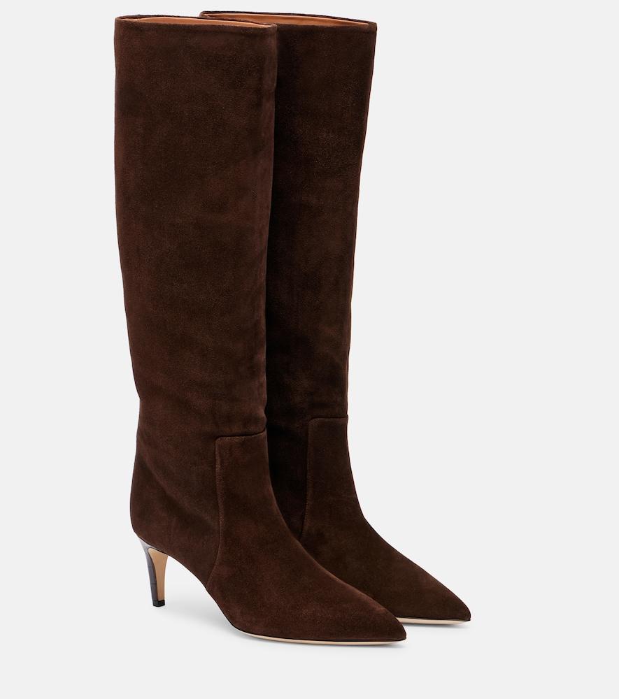 paris texas 60 suede knee