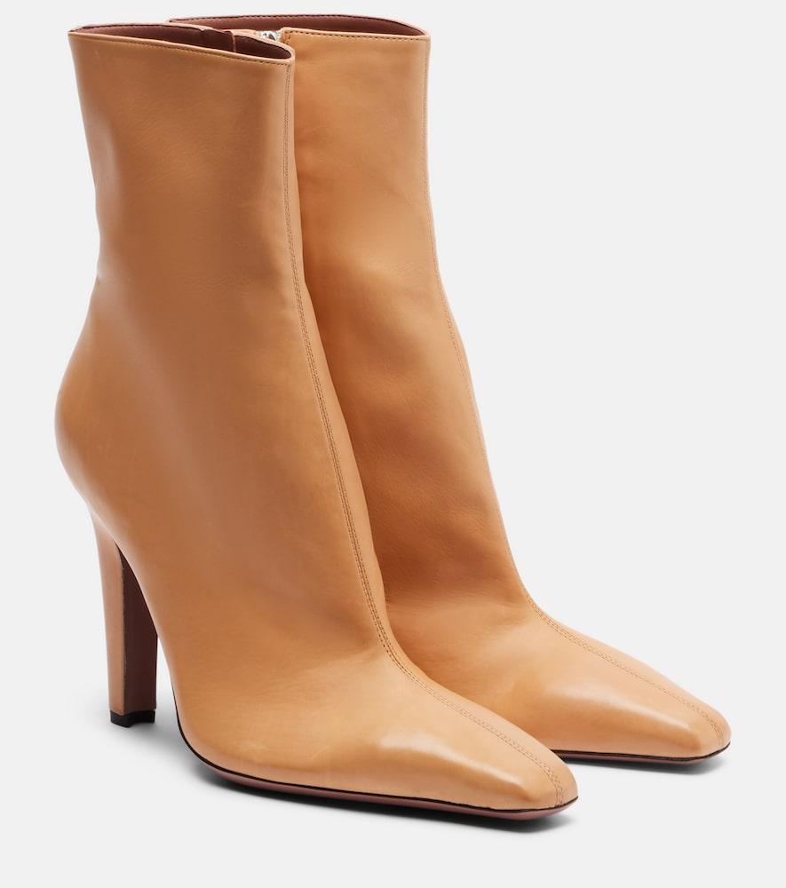 paris texas belle leather ankle boots