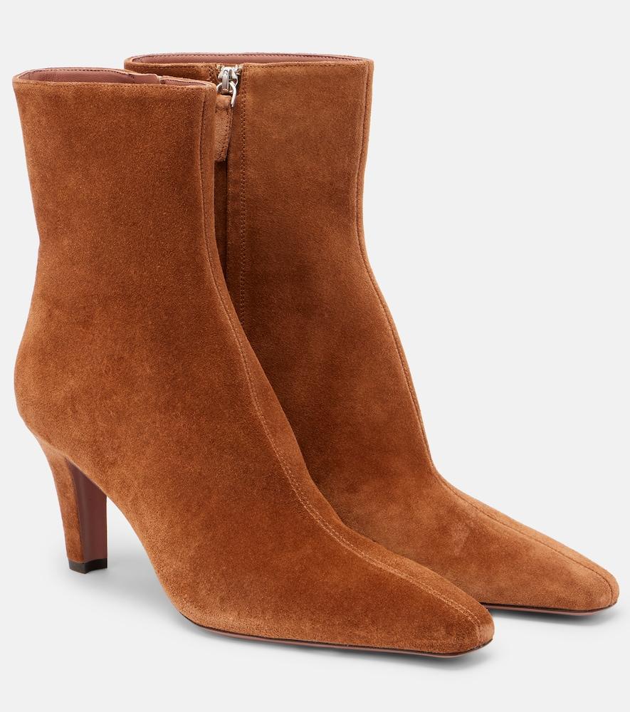 paris texas belle suede ankle boots