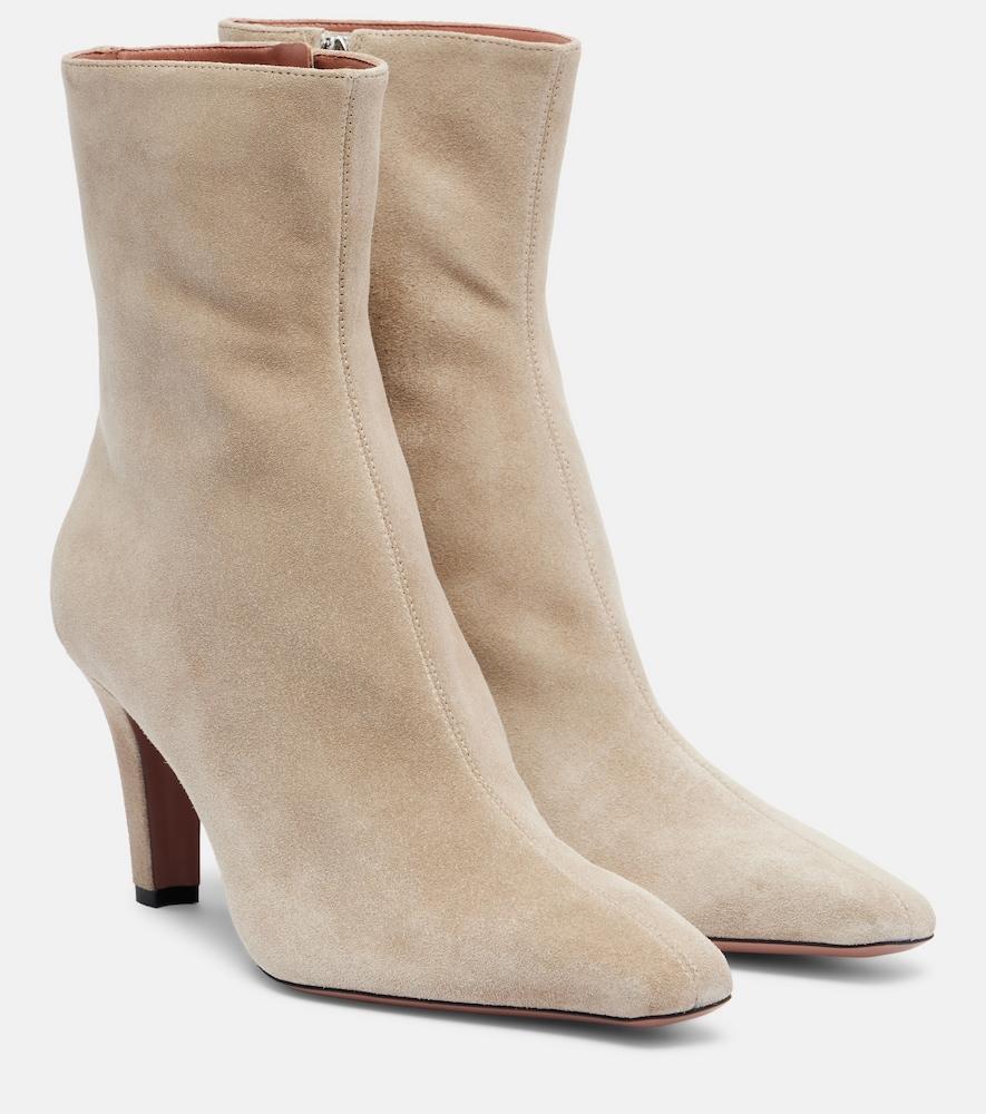 paris texas belle suede ankle boots