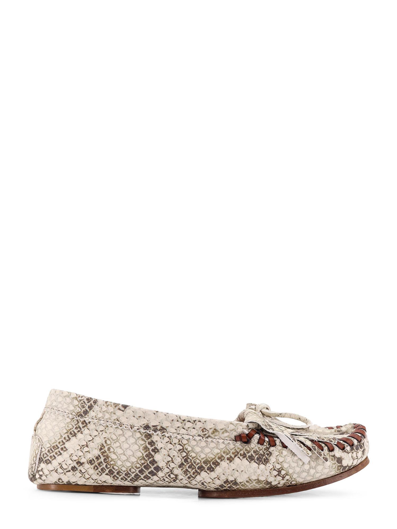 paris texas indiana leather loafers with croco print