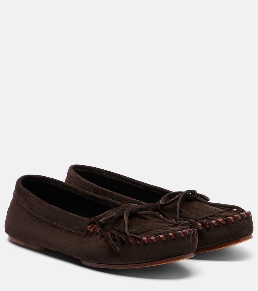 paris texas indiana tasseled suede loafers