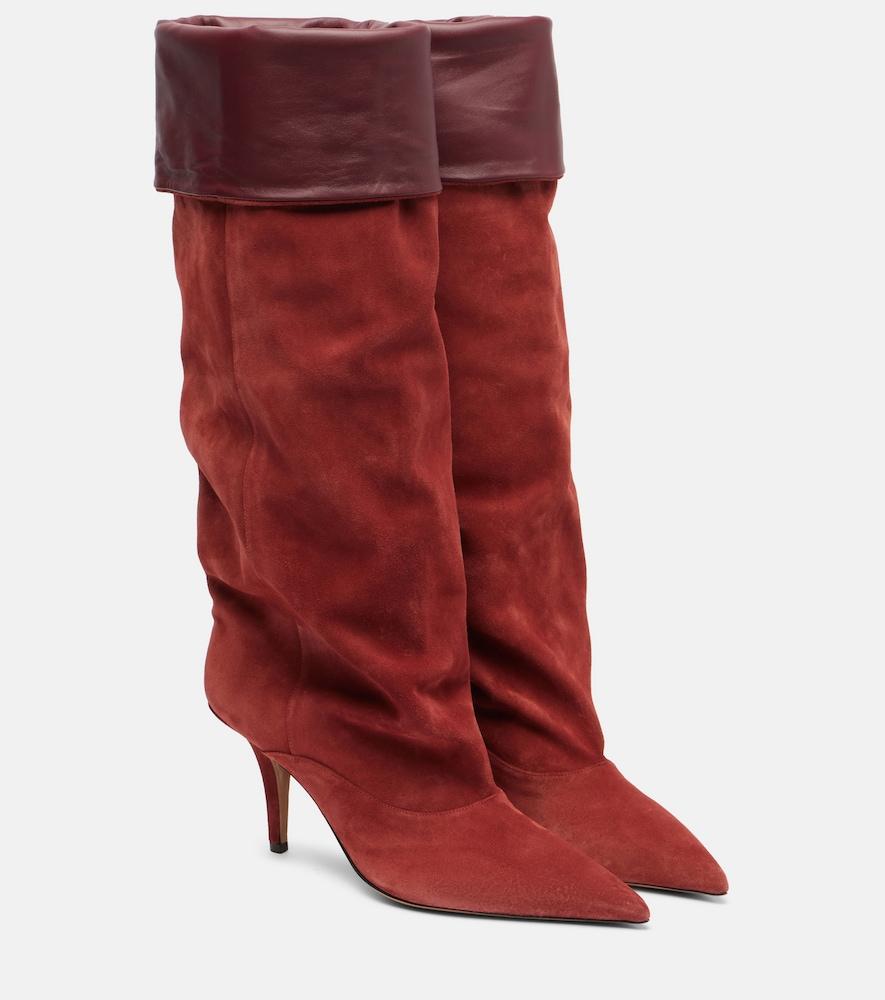 paris texas ines 75 suede knee