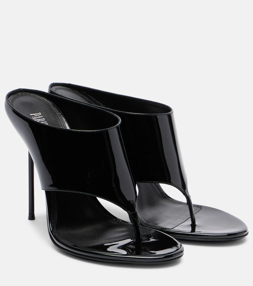 paris texas lidia 105 patent leather mules