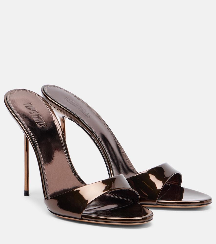 paris texas lidia 105 patent leather mules
