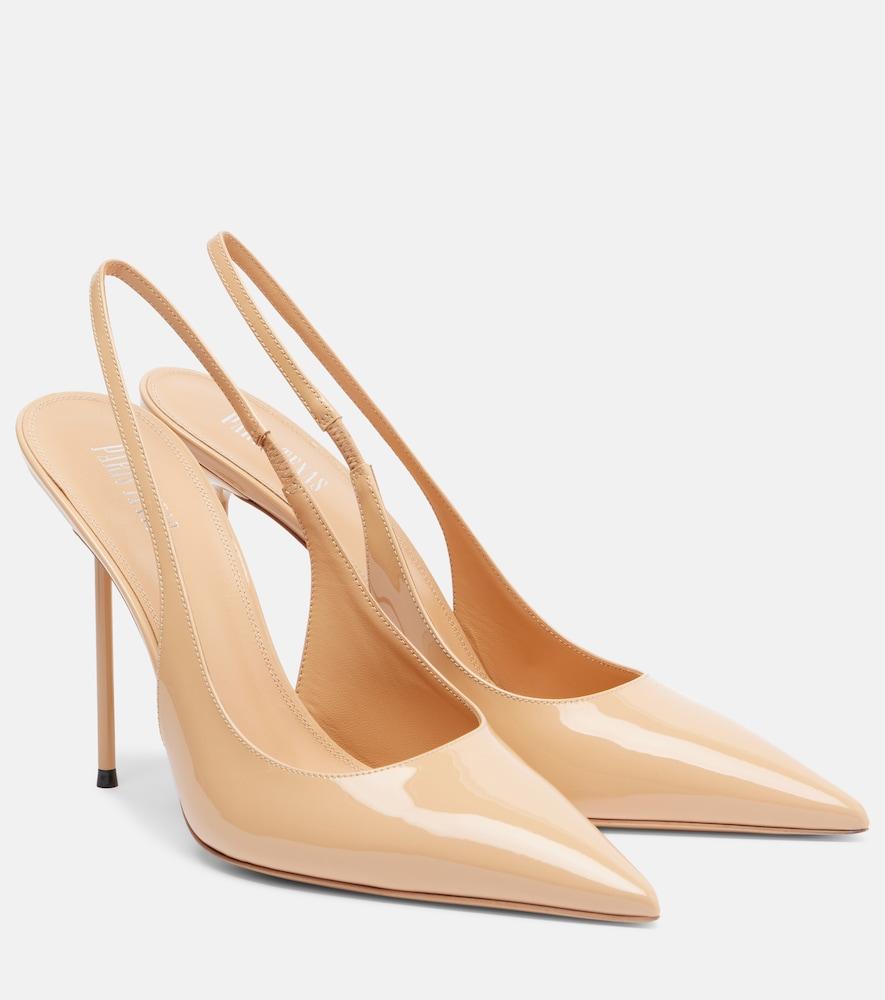 paris texas lidia 105 patent leather slingback pumps
