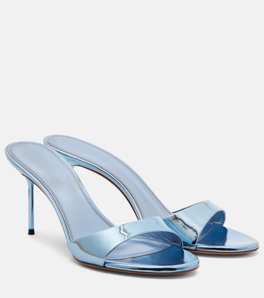 paris texas lidia 70 patent leather mules