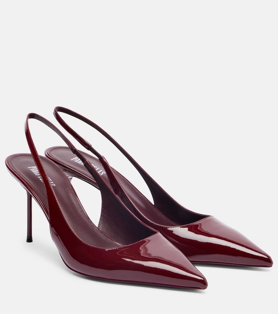 paris texas lidia 70 patent leather slingback pumps