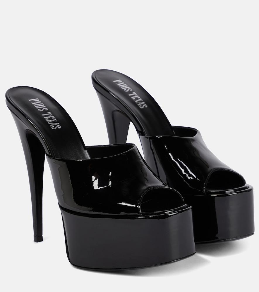 paris texas marina patent leather sandals