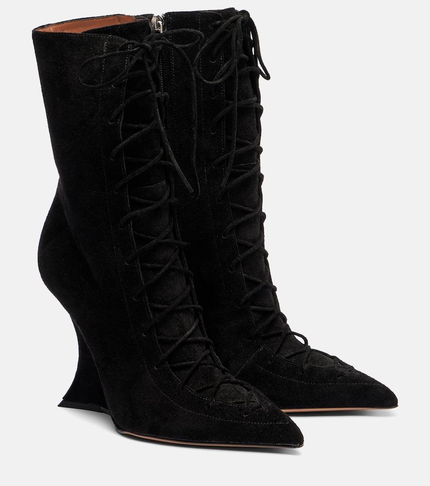 paris texas nina 105 suede lace