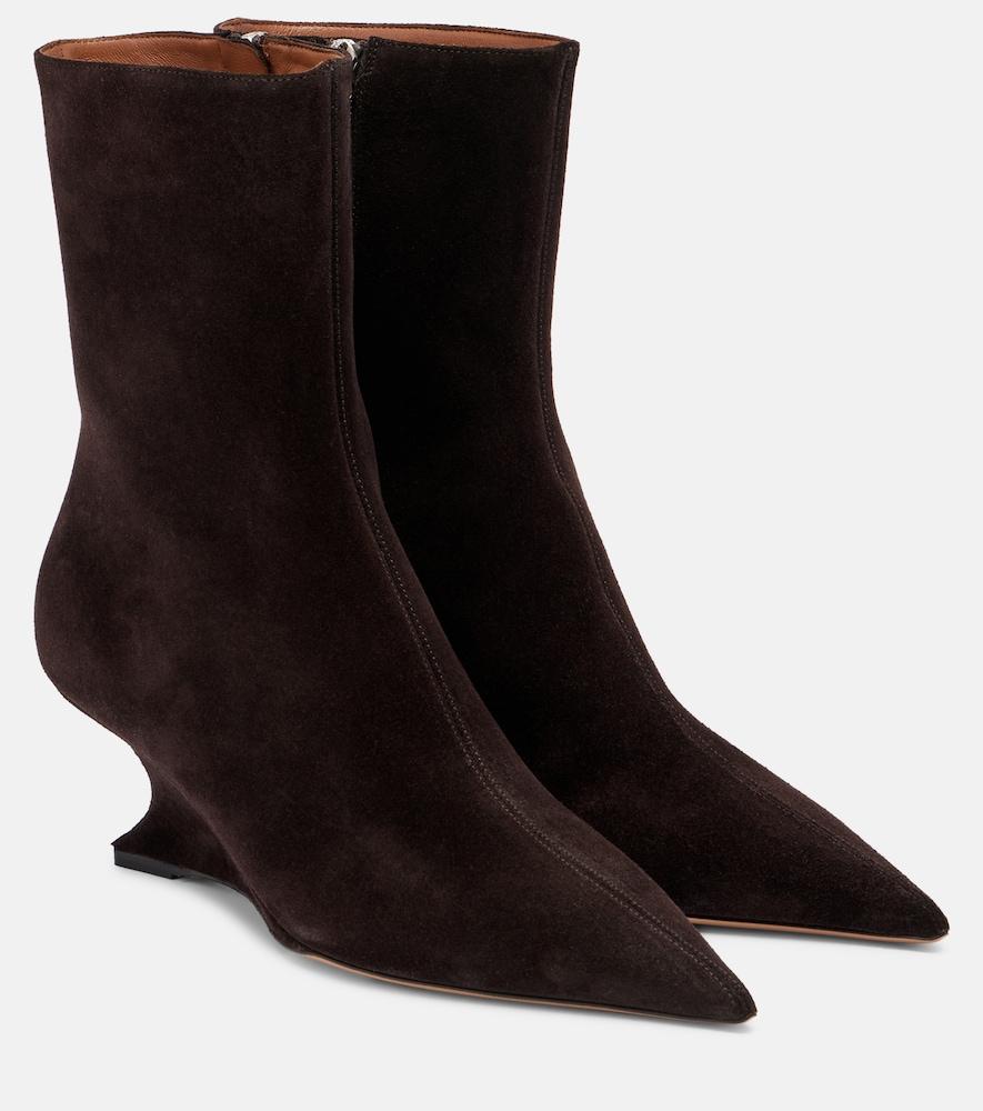 paris texas nina 50 suede ankle boots