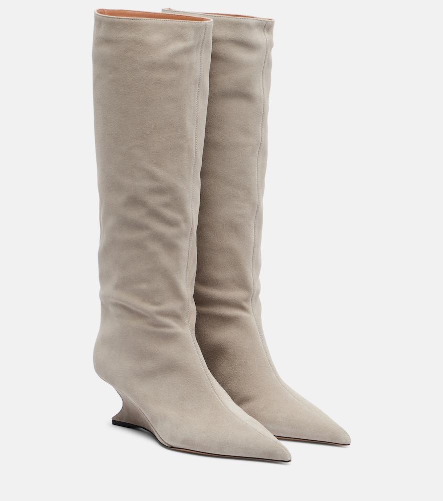 paris texas nina 50 suede knee
