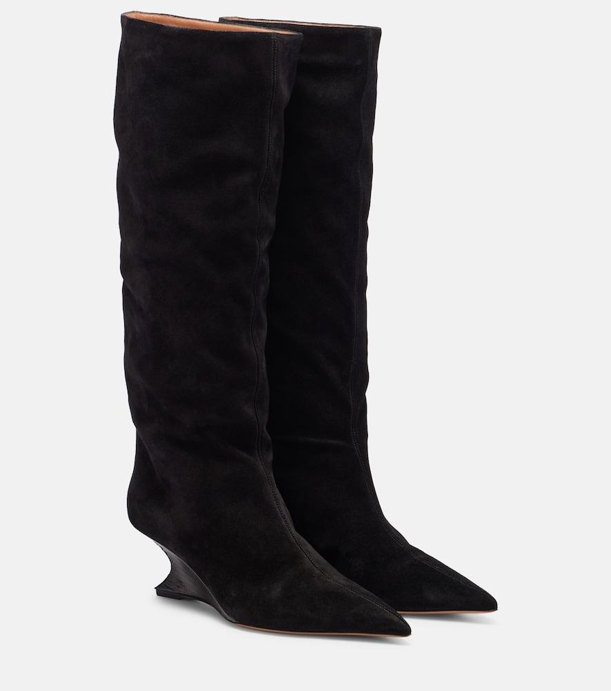 paris texas nina 50 suede knee