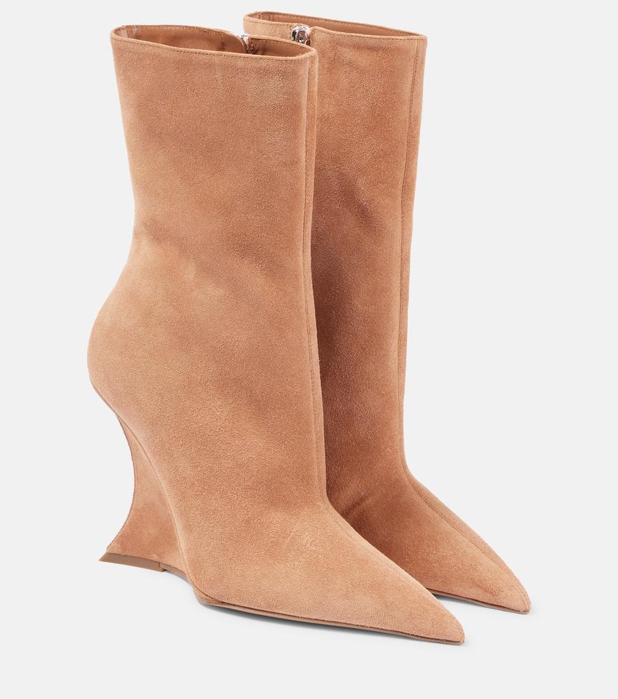 paris texas nina suede wedges