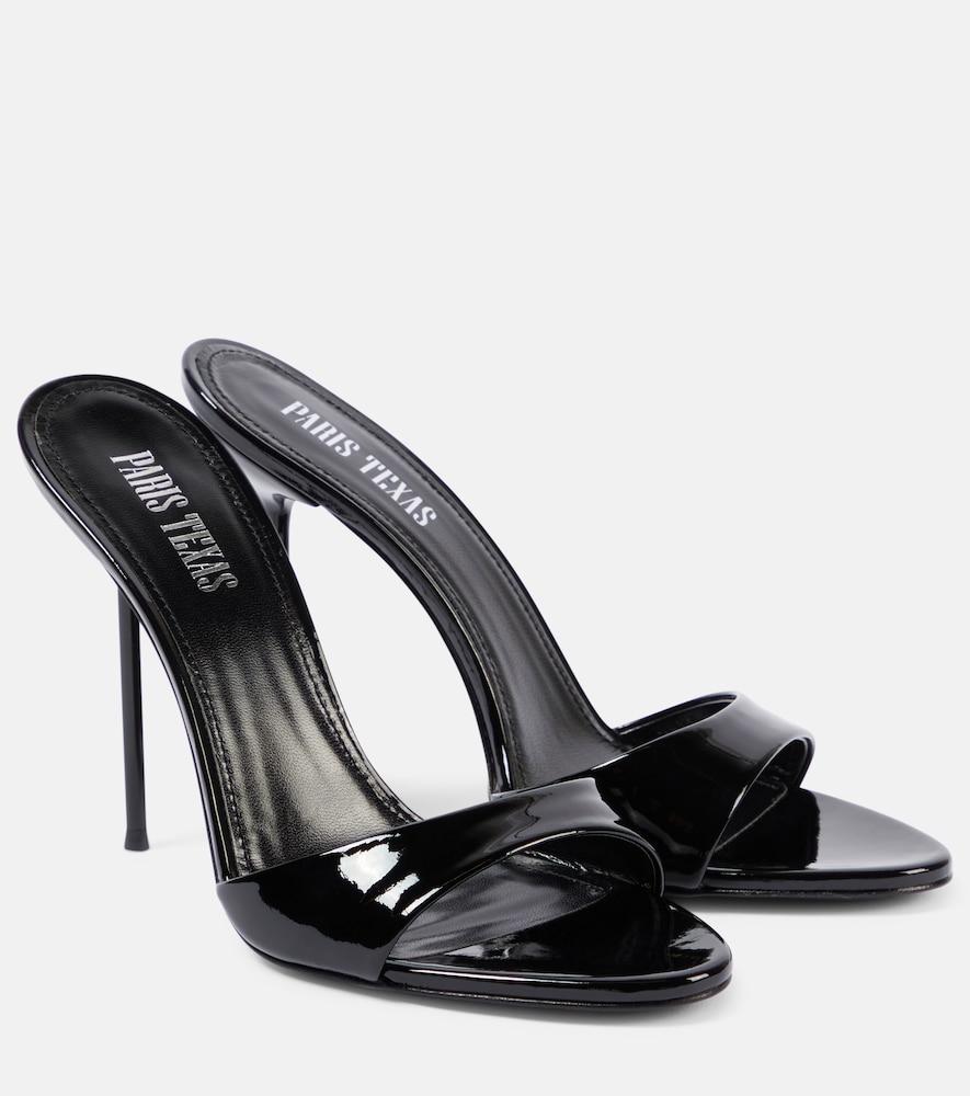 paris texas patent leather and pvc sandals