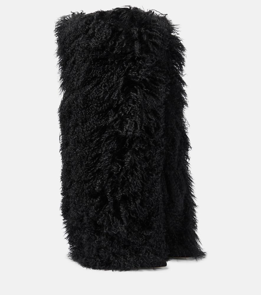 paris texas shearling fur boots